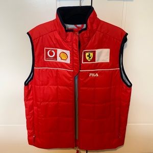 Authentic Pit Crew Fila Ferrari Vest